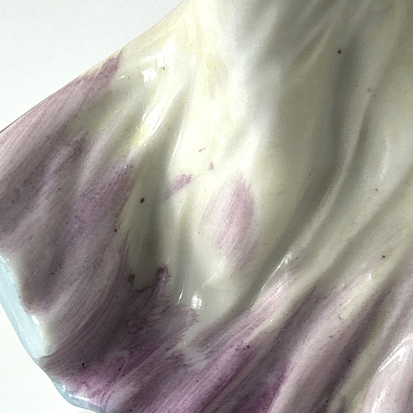 2 Vintage Dancing Lady Occupied Japan Figurine 6" Ceramic Statue 1940s Rare - Picture 10 of 13